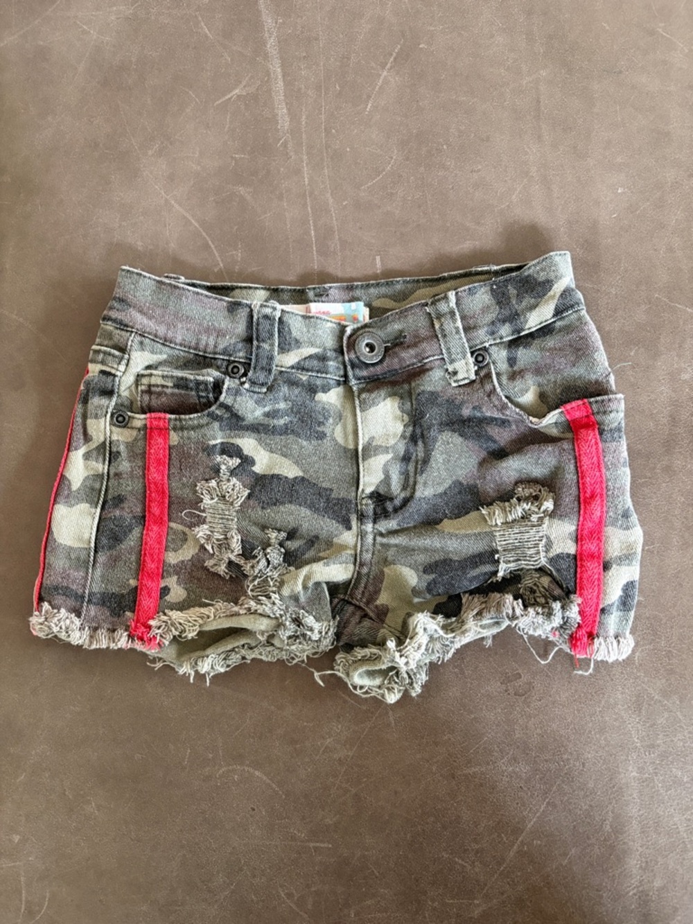 Vintage Havana Camo Jean Shorts